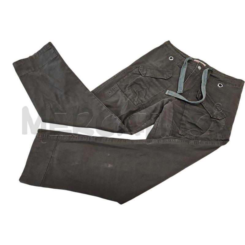 PANTALONE U NEW MEN MARRONE TASCHE CARGO TG.46 | Mercatino dell'Usato Salerno torrione 1