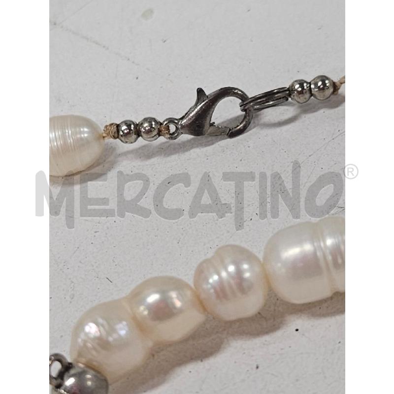 PARURE PERLE SCARAMAZZA COLLANA + BRACCIALE | Mercatino dell'Usato Salerno torrione 3