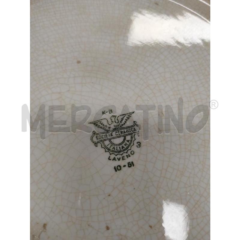 PIATTO SOCETÀ CERAMICA ITALIANA LAVENO  | Mercatino dell'Usato Salerno torrione 3