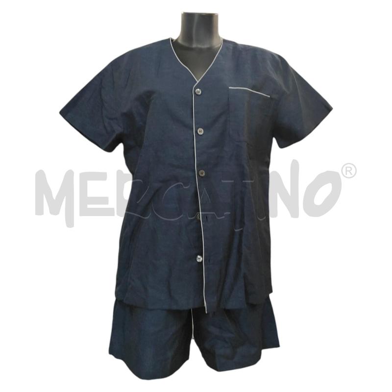 PIGIAMA UOMO VERDIANI BLU TG. 50 COTONE LINO  | Mercatino dell'Usato Salerno torrione 1
