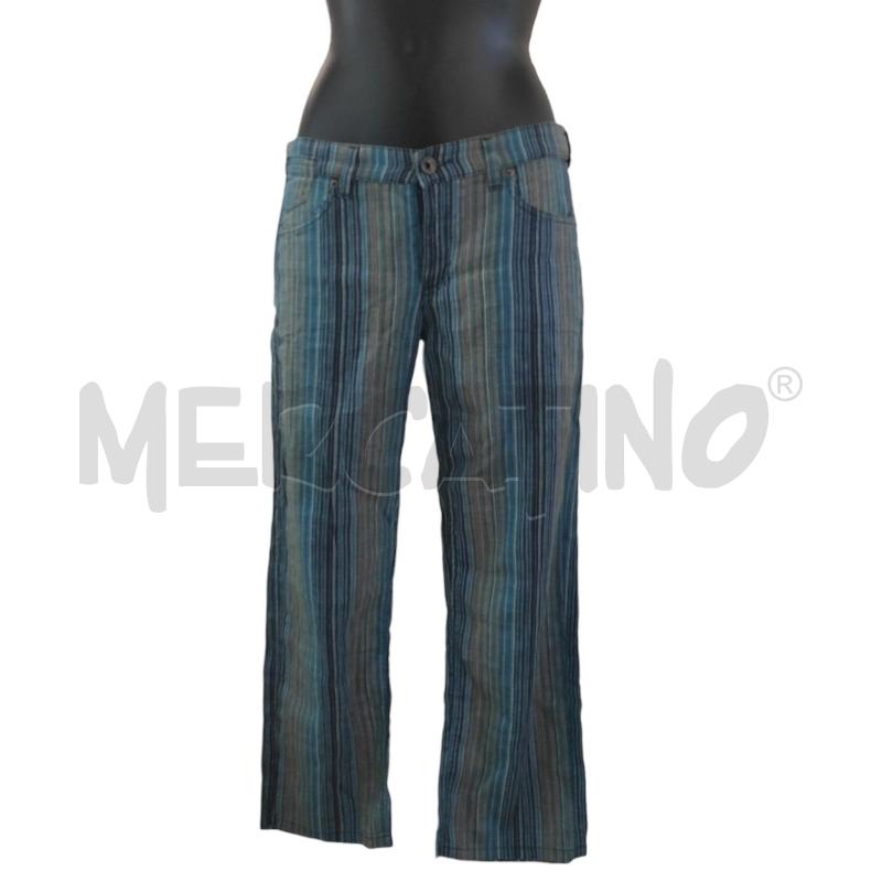 PINOCCHIETTO DONNA ARMANI BLU RIGHE BEIGE AZZURRE TG.28 | Mercatino dell'Usato Salerno torrione 1