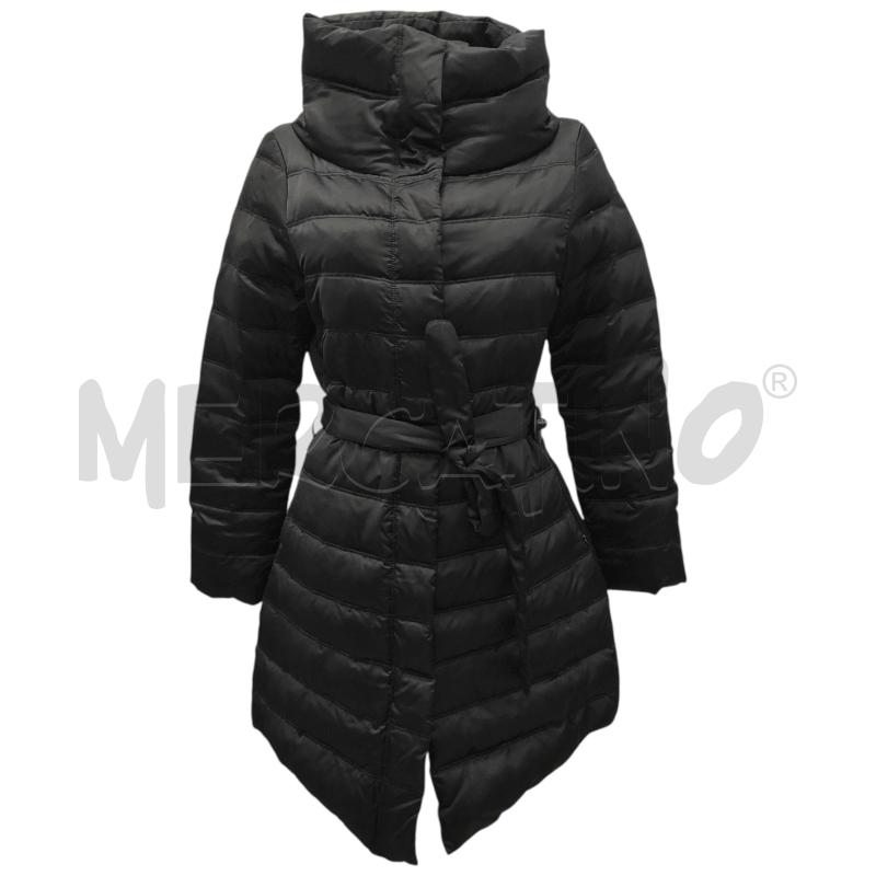 PIUMINO DONNA BEATRICE B. NERO TG. 44 CON CINTURA | Mercatino dell'Usato Salerno torrione 1