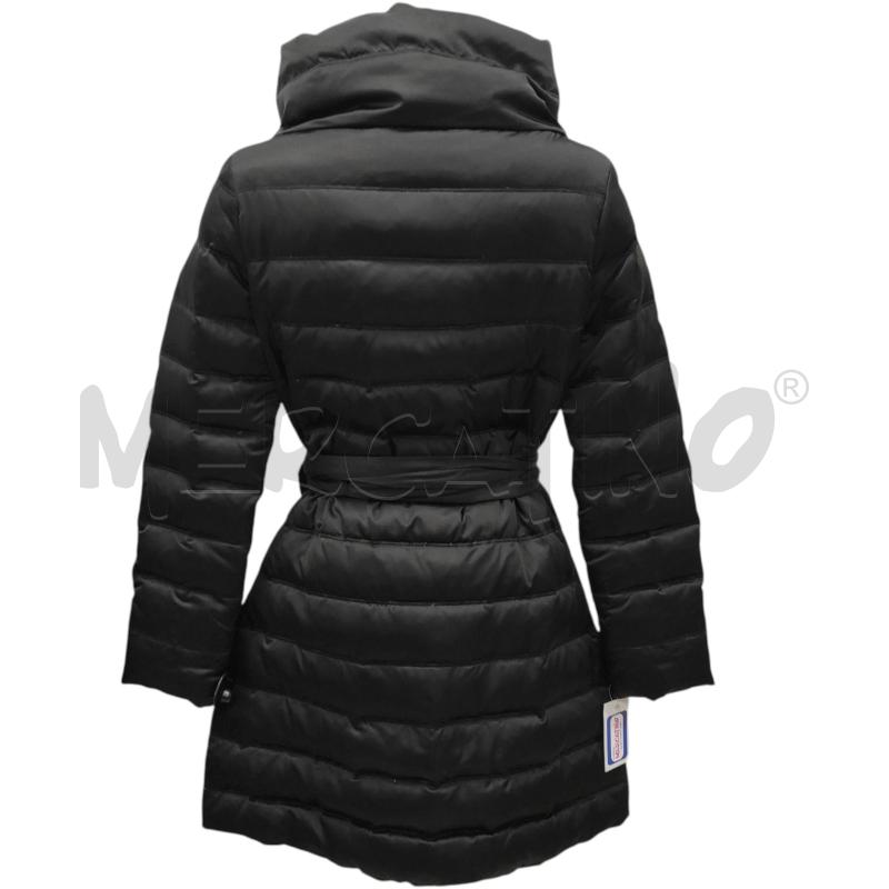 PIUMINO DONNA BEATRICE B. NERO TG. 44 CON CINTURA | Mercatino dell'Usato Salerno torrione 2