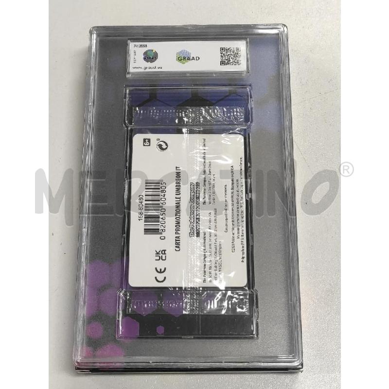 POKEMON CARTA UMBREON OSSIDIANA INFUOCATA SEALED GRAAD 9.5 | Mercatino dell'Usato Salerno torrione 2