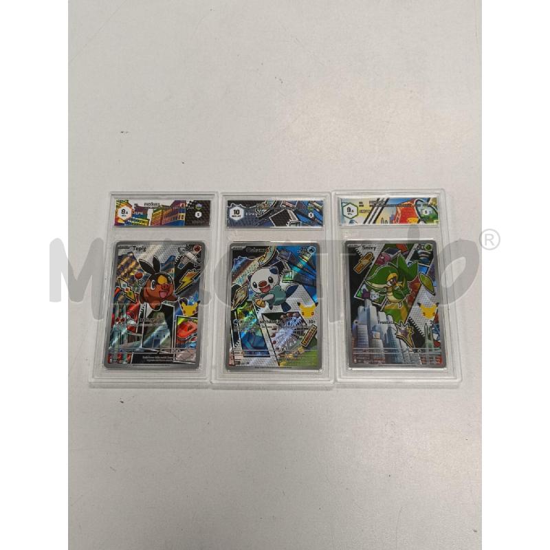 POKEMON CARTE TEPIG OSHAWOTT SNIVY COMPAGNI D'AVVENTURE GRAAD | Mercatino dell'Usato Salerno torrione 1