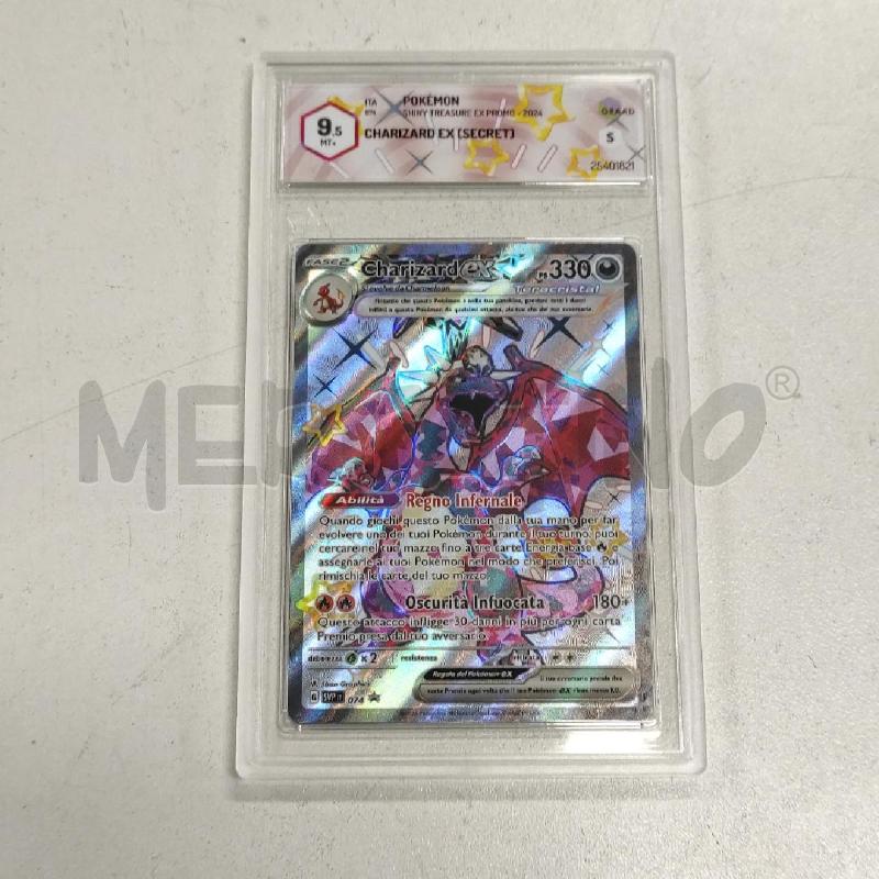POKEMON CHARIZARD EX SHINY PROMO GRAAD 9.5 | Mercatino dell'Usato Salerno torrione 1