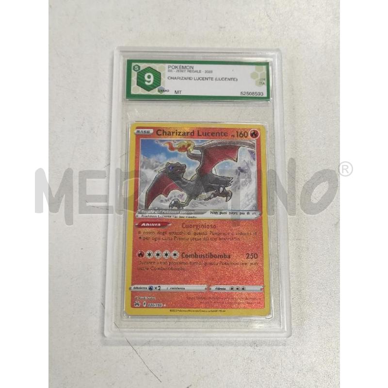 POKEMON CHARIZARD LUCENTE ZENIT REGALE GRAAD 9 | Mercatino dell'Usato Salerno torrione 1