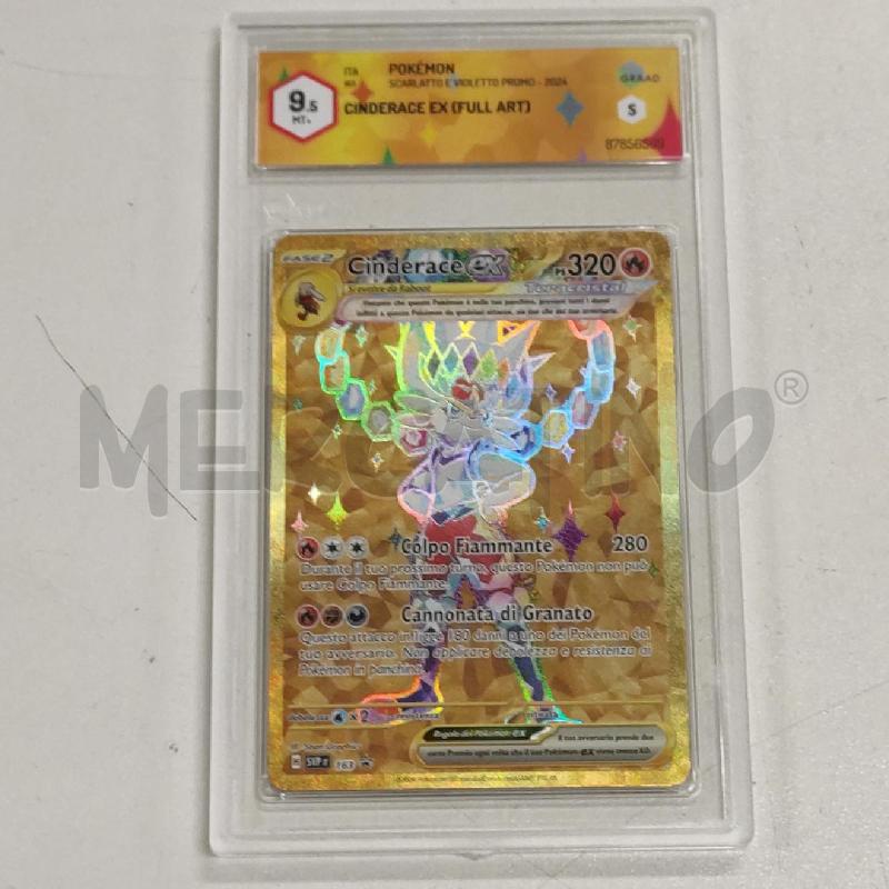 POKEMON CINDERACE EX PROMO GRAAD 9.5 | Mercatino dell'Usato Salerno torrione 1