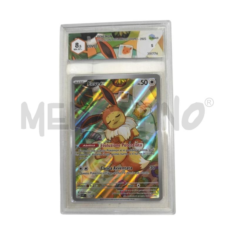 POKEMON EEVEE PROMO ETB EVOLUZIONI PRISMATICHE GRAAD 8.5 | Mercatino dell'Usato Salerno torrione 1