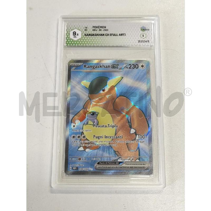 POKEMON KANGASKHAN EX FULL ART 151 GRAAD 9.5 | Mercatino dell'Usato Salerno torrione 1