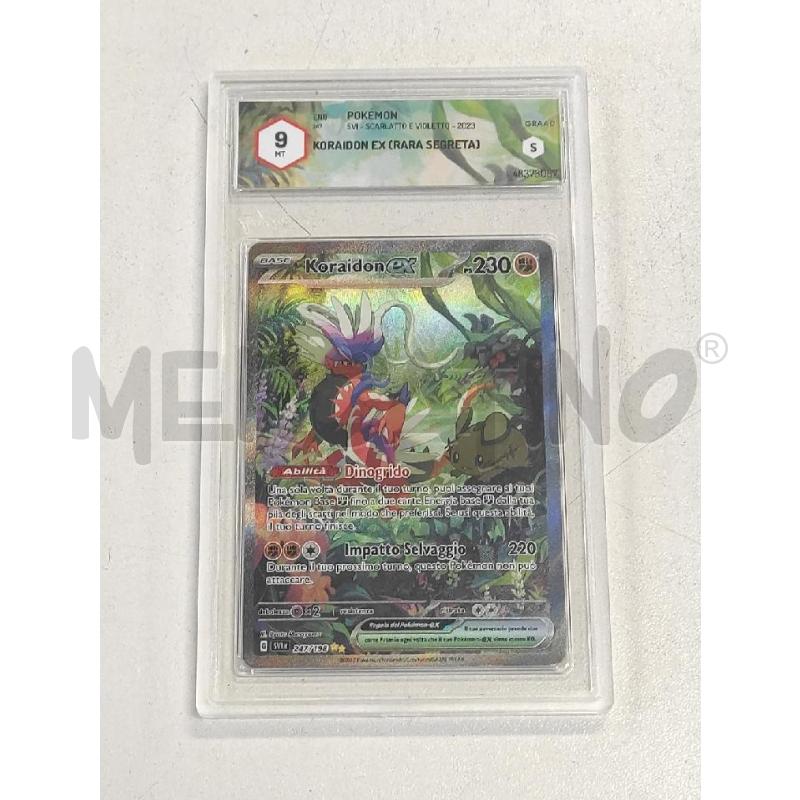 POKEMON KORAIDON EX SAR ITA GRAAD 9 | Mercatino dell'Usato Salerno torrione 1