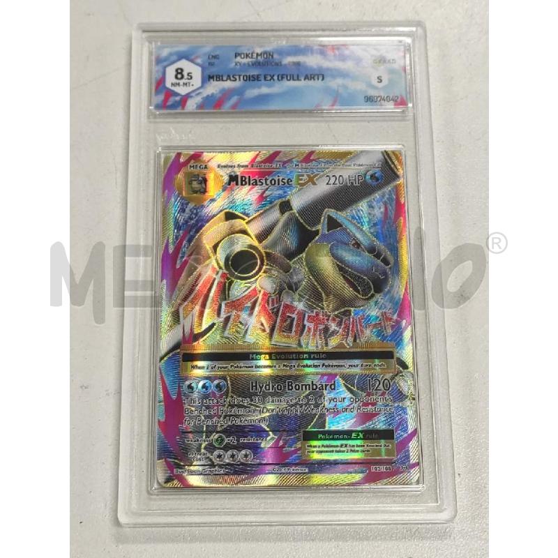 POKEMON MBLASTOISE EX EVOLUZIONE GRAAD 9.5 | Mercatino dell'Usato Salerno torrione 1