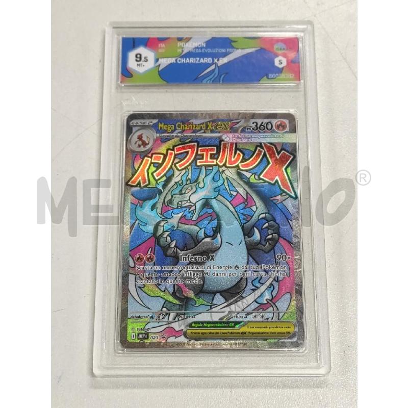 POKEMON MEGA CHARIZARD X EX MEP GRAAD 9.5 | Mercatino dell'Usato Salerno torrione 1