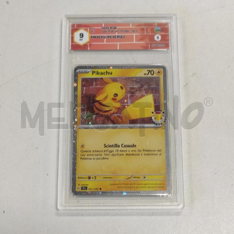 POKEMON PIKACHU PROMO DAY 30TH ANNIVERSARY GRAAD 9 | Mercatino dell'Usato Salerno torrione 1