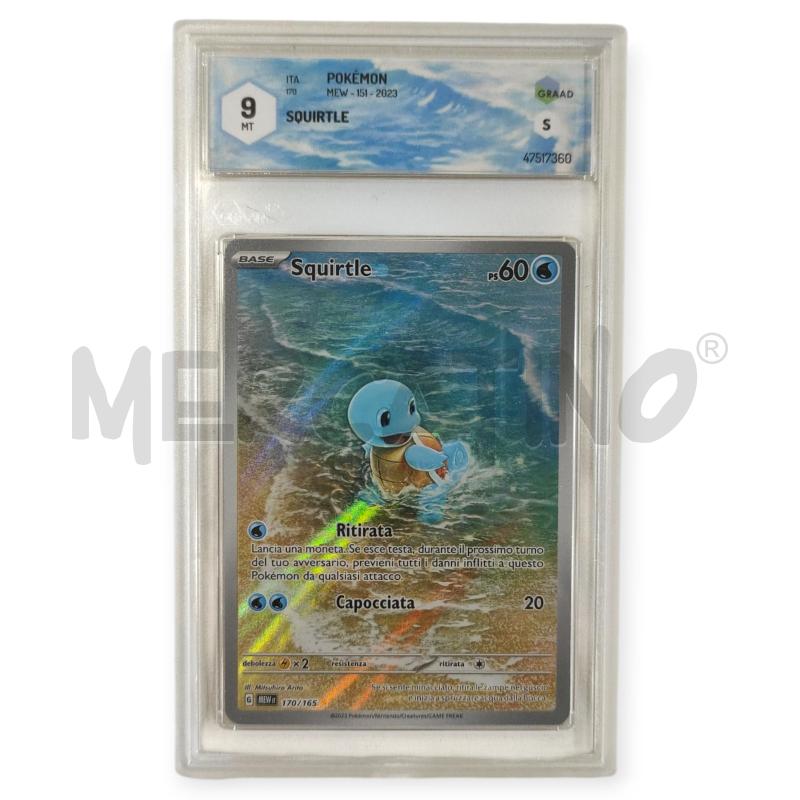 POKEMON SQUIRTLE 151 AR GRAAD 9  | Mercatino dell'Usato Salerno torrione 1