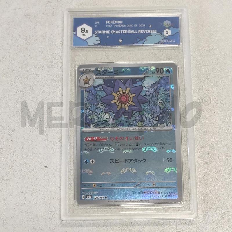 POKEMON STARMIE MASTERBALL REVERSE 151 SV2A GRAAD 9.5 | Mercatino dell'Usato Salerno torrione 1