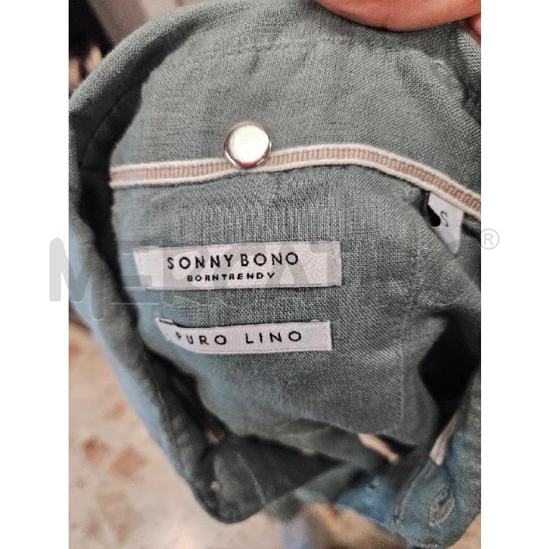 POLO UOMO SONNY BONO GRIGIO VERDE TG. S LINO  | Mercatino dell'Usato Salerno torrione 3