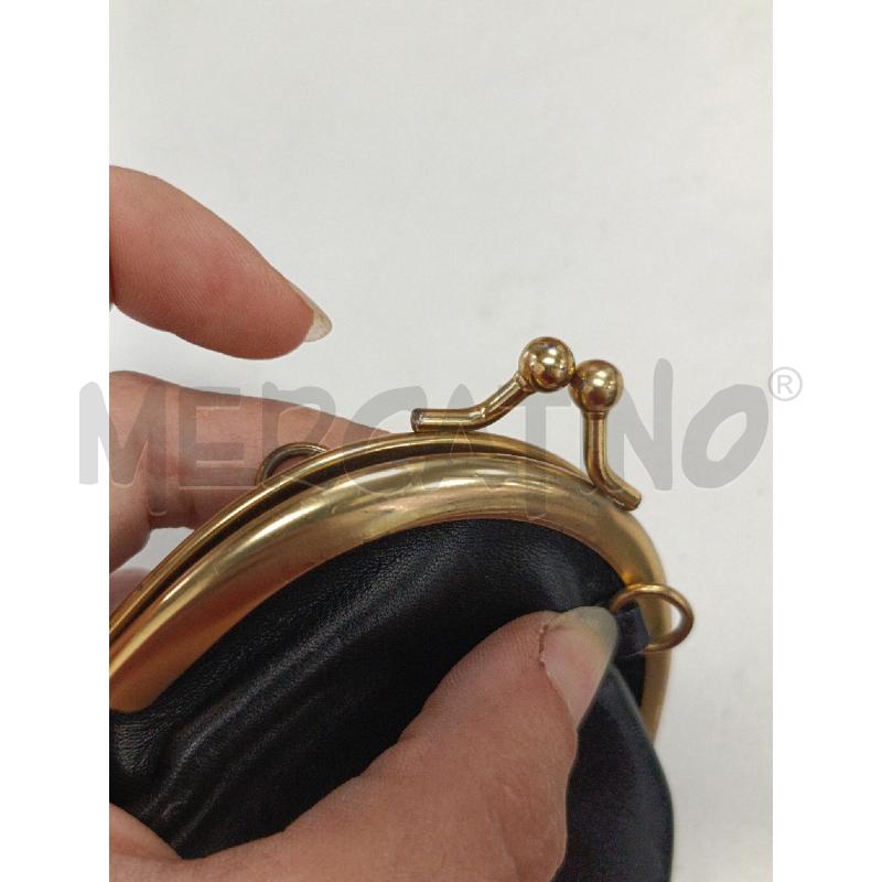 PORTA MONETE PATRIZIA PEPE NERO  | Mercatino dell'Usato Salerno torrione 3