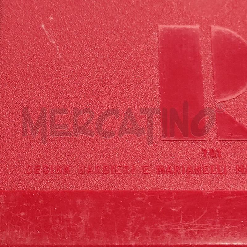 POSA CENERE MODERNARIATO ROSSO NERO DESIGN BARBIERI E MARIANELLI  | Mercatino dell'Usato Salerno torrione 2