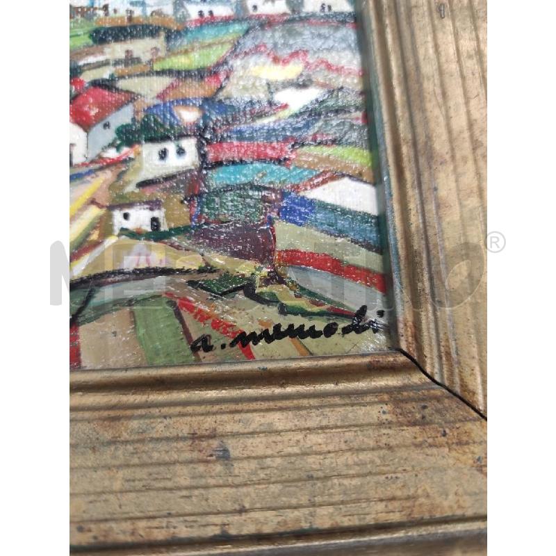QUADRETTO ANTONIO MEMOLI CON PAESAGGIO  | Mercatino dell'Usato Salerno torrione 2