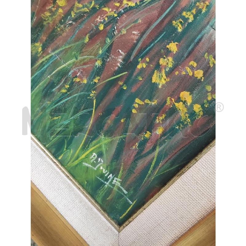 QUADRO ANTONELLO IOVINE COPPIA DI CONTADINI 50 X 70 | Mercatino dell'Usato Salerno torrione 2