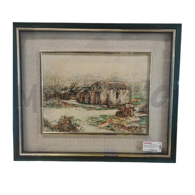 QUADRO ANTONIO GAMMARDELLA ACQUERELLO  40X 30 | Mercatino dell'Usato Salerno torrione 1