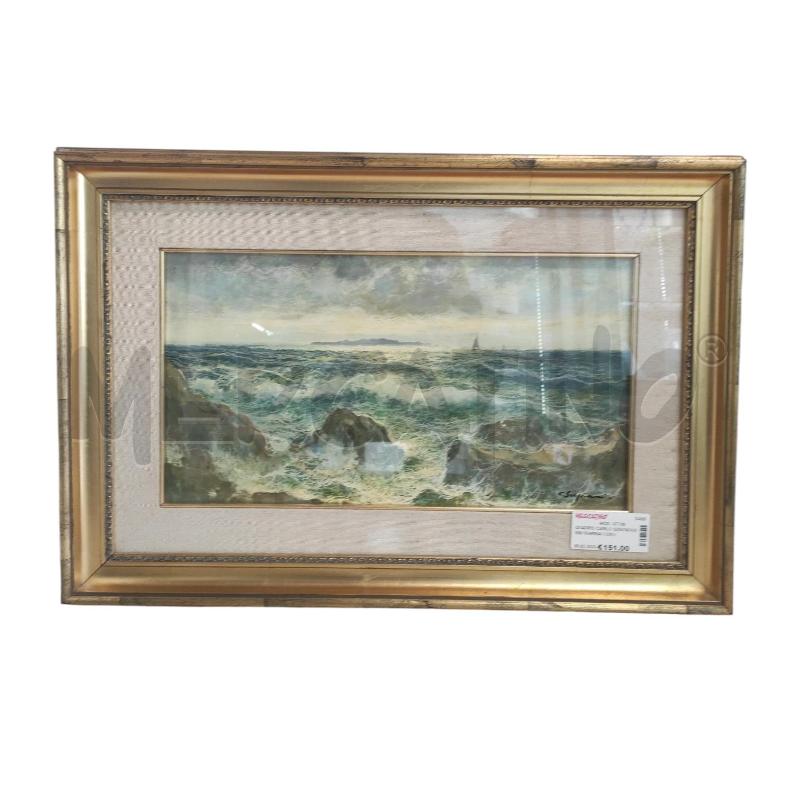QUADRO CARLO SANGIOVANNI MARINA CON ISCHIA | Mercatino dell'Usato Salerno torrione 1