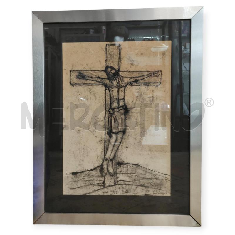 QUADRO CROCEFISSO CHINA I. DI LORENZO | Mercatino dell'Usato Salerno torrione 1