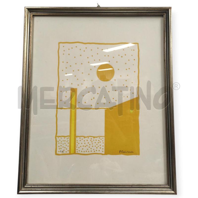 QUADRO FALIVENA PROVA D'AUTORE PAESAGGIO GIALLO | Mercatino dell'Usato Salerno torrione 1