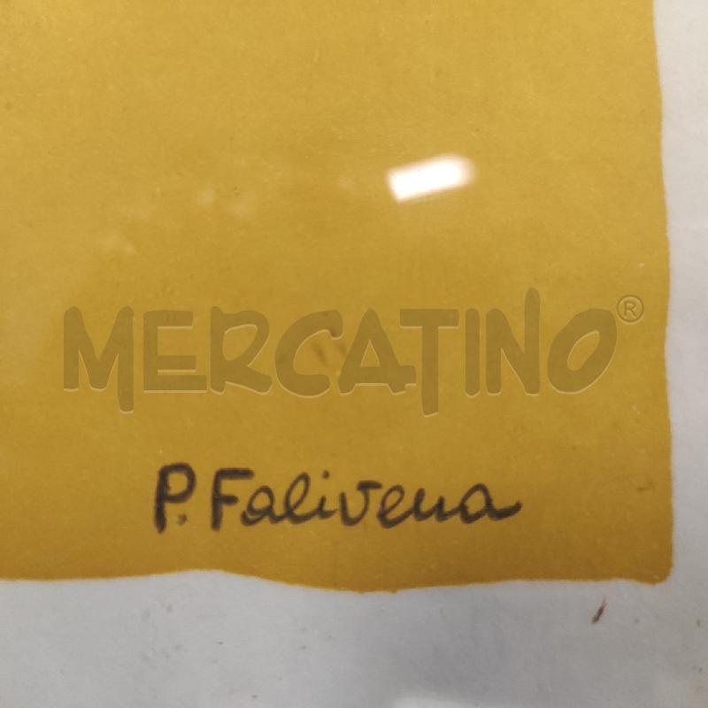 QUADRO FALIVENA PROVA D'AUTORE PAESAGGIO GIALLO | Mercatino dell'Usato Salerno torrione 2