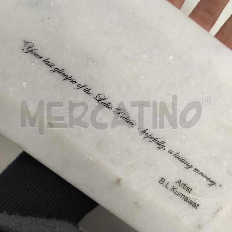 QUADRO MARMO TAJ LAKE PALACE KUMAWAT INDIA CON SCATOLA | Mercatino dell'Usato Salerno torrione 2