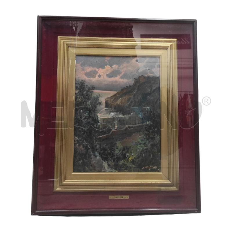 QUADRO VINCENZO LARICCHIA PAESAGGIO COSTA | Mercatino dell'Usato Salerno torrione 1