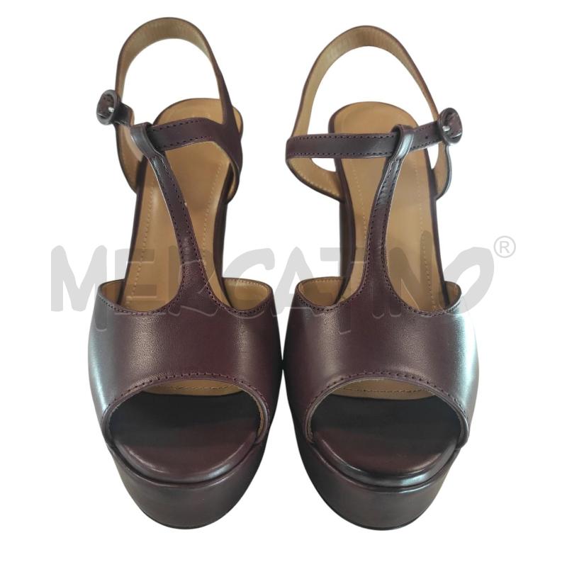 SANDALI DONNA RELAC BORDEAUX TACCO PLATFORM TG.38.5 | Mercatino dell'Usato Salerno torrione 2