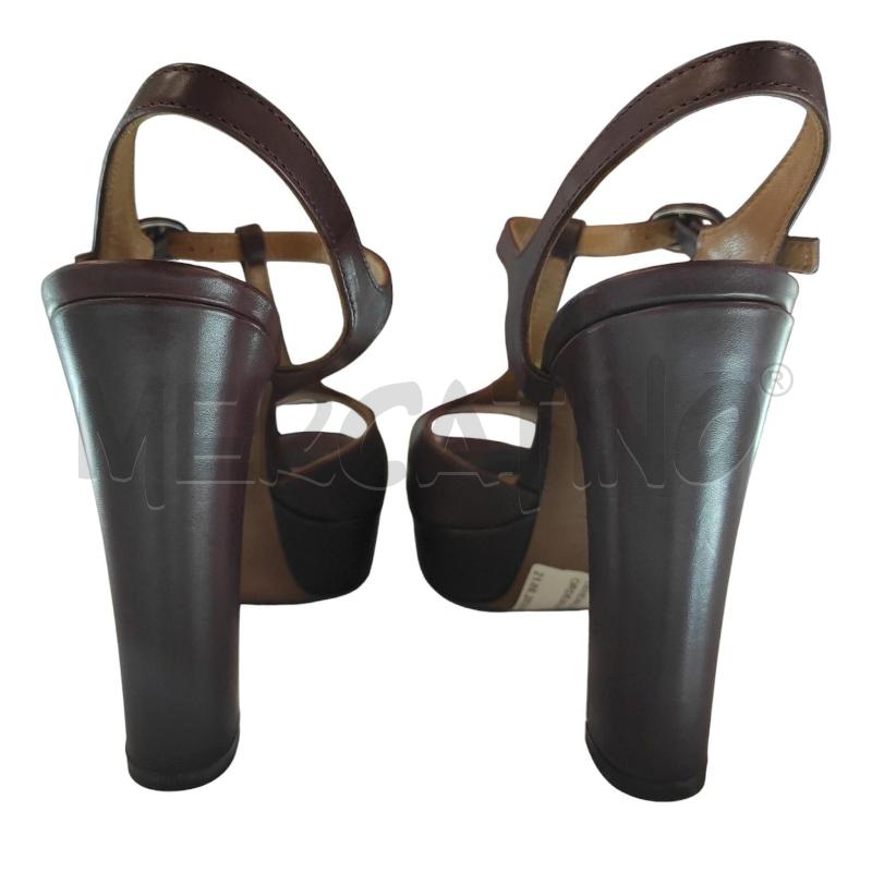 SANDALI DONNA RELAC BORDEAUX TACCO PLATFORM TG.38.5 | Mercatino dell'Usato Salerno torrione 3