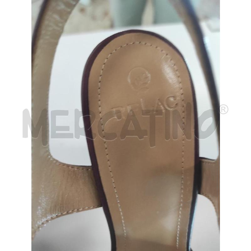 SANDALI DONNA RELAC BORDEAUX TACCO PLATFORM TG.38.5 | Mercatino dell'Usato Salerno torrione 4