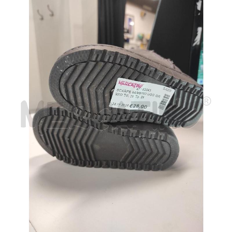 SCARPE BAMBINO UGG GRIGIO TG. 28 | Mercatino dell'Usato Salerno torrione 4