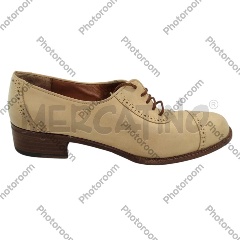 SCARPE DONNA FERRAGAMO FRANCESINE BEIGE TG. 6.5 C | Mercatino dell'Usato Salerno torrione 2