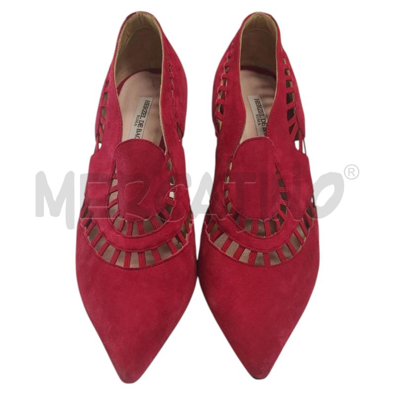 SCARPE DONNA HERZEL DE BACH ROSSO SCAMOSCIATO TG. 38 | Mercatino dell'Usato Salerno torrione 2
