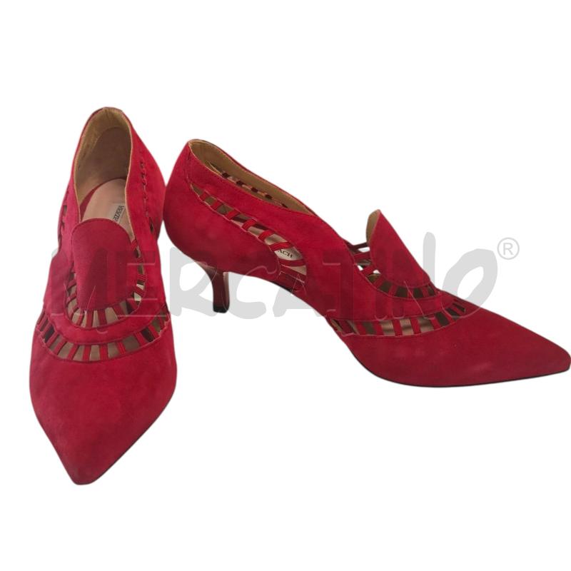 SCARPE DONNA HERZEL DE BACH ROSSO SCAMOSCIATO TG. 38 | Mercatino dell'Usato Salerno torrione 3