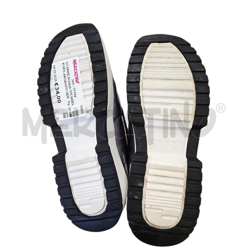 SCARPE DONNA MICHAEL KORS ARGENTO NERE 38,5 | Mercatino dell'Usato Salerno torrione 4