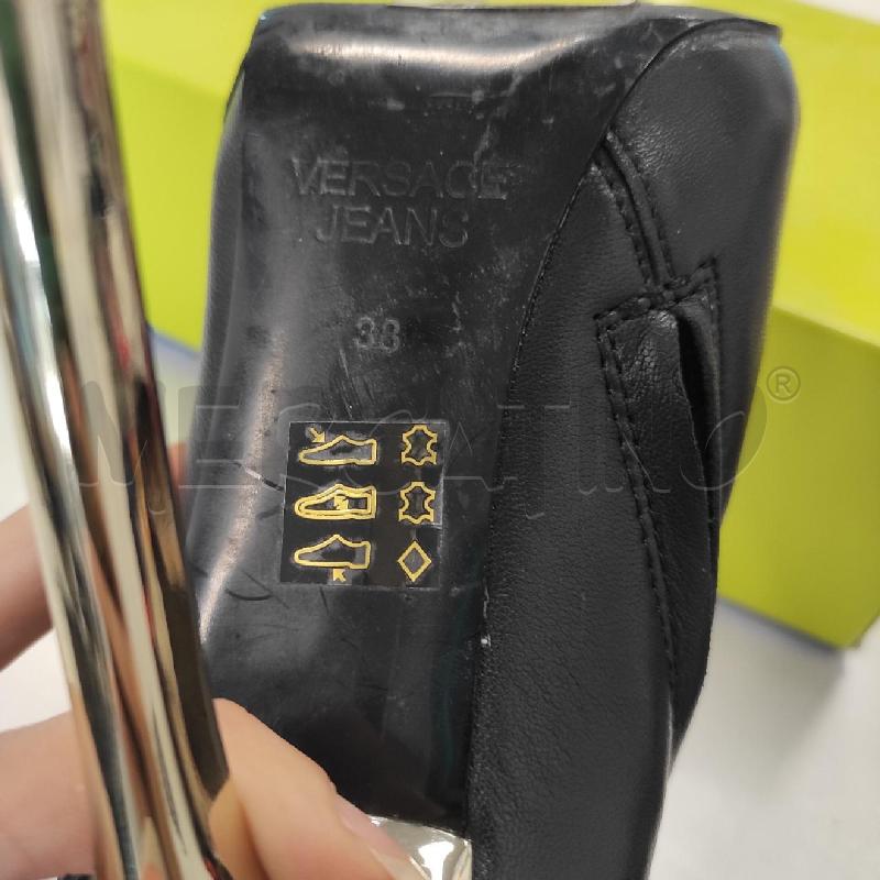SCARPE DONNA VERSACE JEANS NERO STILETTO TG 38 | Mercatino dell'Usato Salerno torrione 2