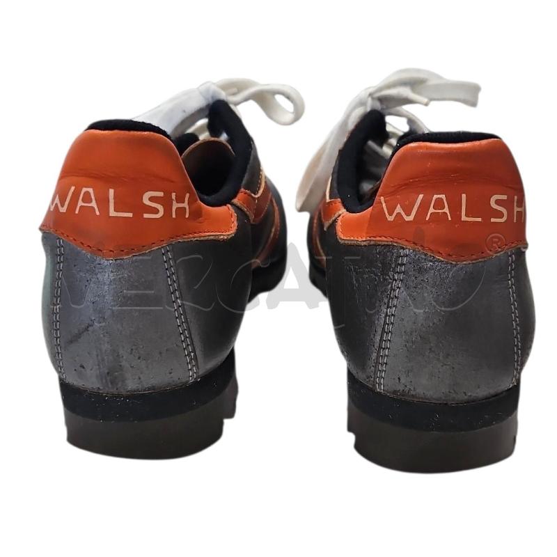 SCARPE DONNA WALSH GRIGIO ARANCIO TUTTA PELLE TG 39 | Mercatino dell'Usato Salerno torrione 3