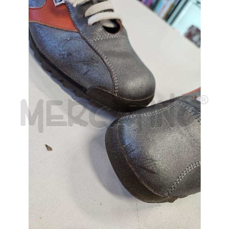 SCARPE DONNA WALSH GRIGIO ARANCIO TUTTA PELLE TG 39 | Mercatino dell'Usato Salerno torrione 5