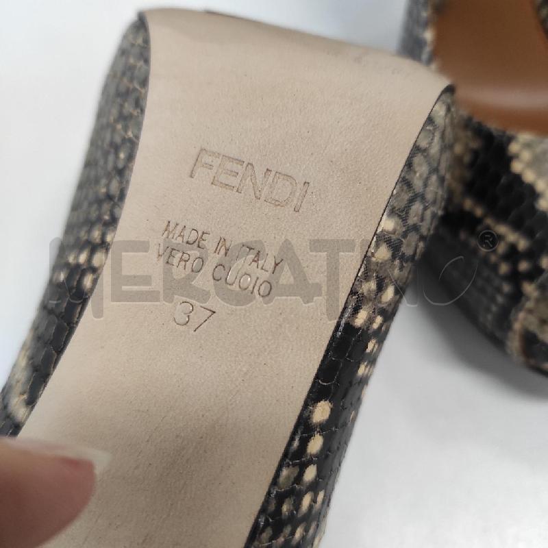 SCARPE TACCHI FENDI PITONE TACCO MONOGRAM TG. 37 | Mercatino dell'Usato Salerno torrione 2