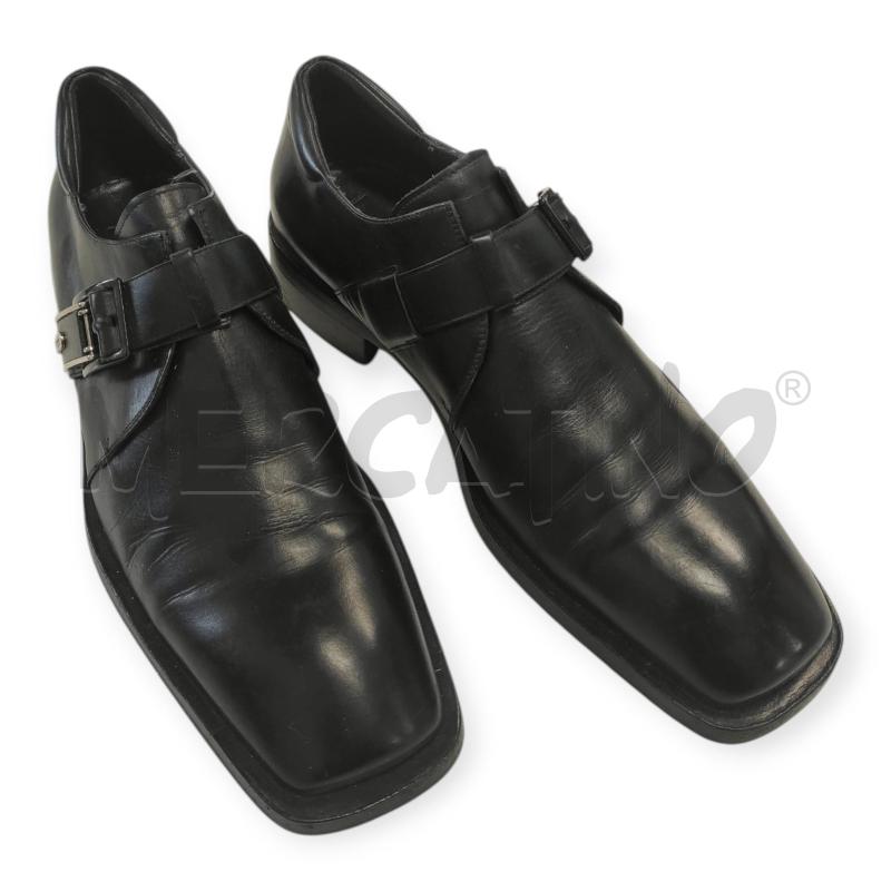 SCARPE UOMO CESARE PACIOTTI NERE FIBBIA TG. 7 | Mercatino dell'Usato Salerno torrione 1