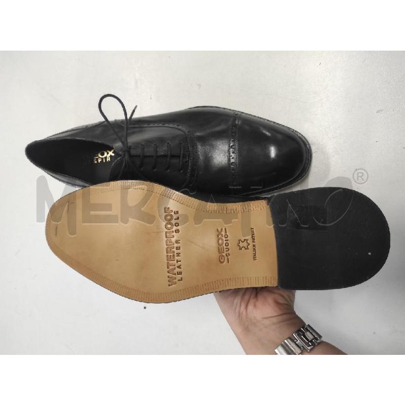 SCARPE UOMO GEOX NERE CLASSICHE TG. 42 | Mercatino dell'Usato Salerno torrione 4