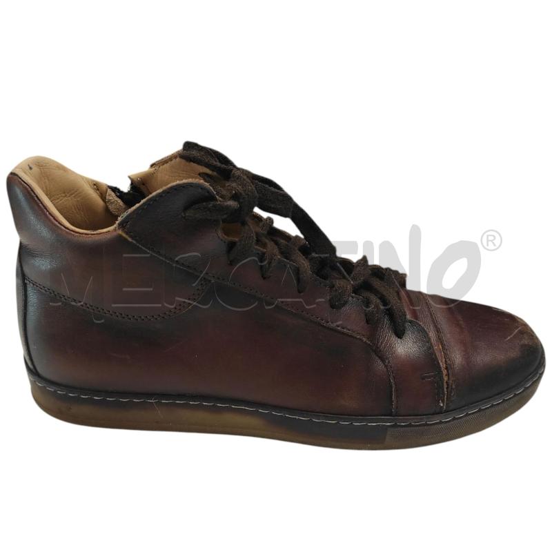 SCARPE UOMO ROBERTO BOTTICELLI PELLE MARRONE TG. 41 | Mercatino dell'Usato Salerno torrione 1
