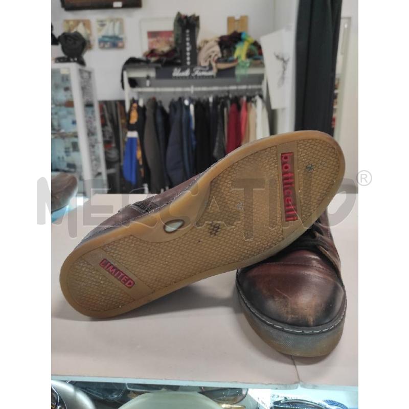 SCARPE UOMO ROBERTO BOTTICELLI PELLE MARRONE TG. 41 | Mercatino dell'Usato Salerno torrione 4