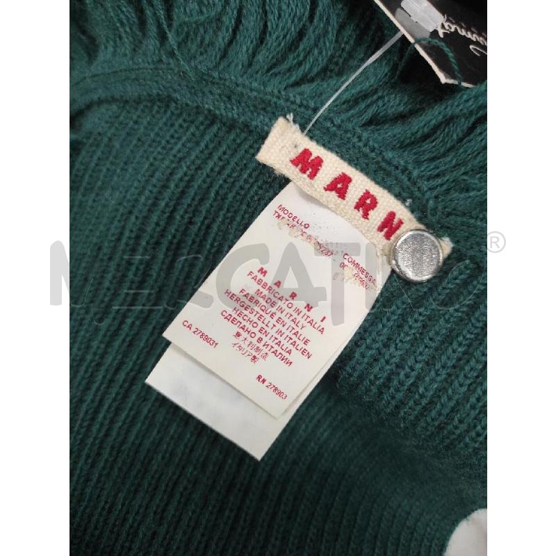 SCIARPA DONNA MARNI MAXI VERDE LANA SETA COTONE | Mercatino dell'Usato Salerno torrione 3