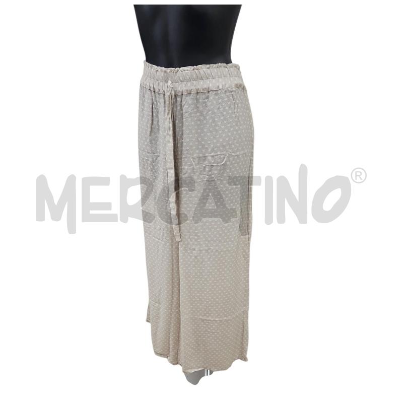 SET DONNA NUVOLA COORDINATO TOP + PANTALONE BEIGE TG 48 | Mercatino dell'Usato Salerno torrione 4